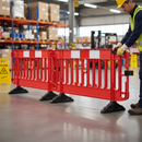 Premium Folding Barrier System with Base 2m Length and 14kg Weight for Enhanced Security and Safety