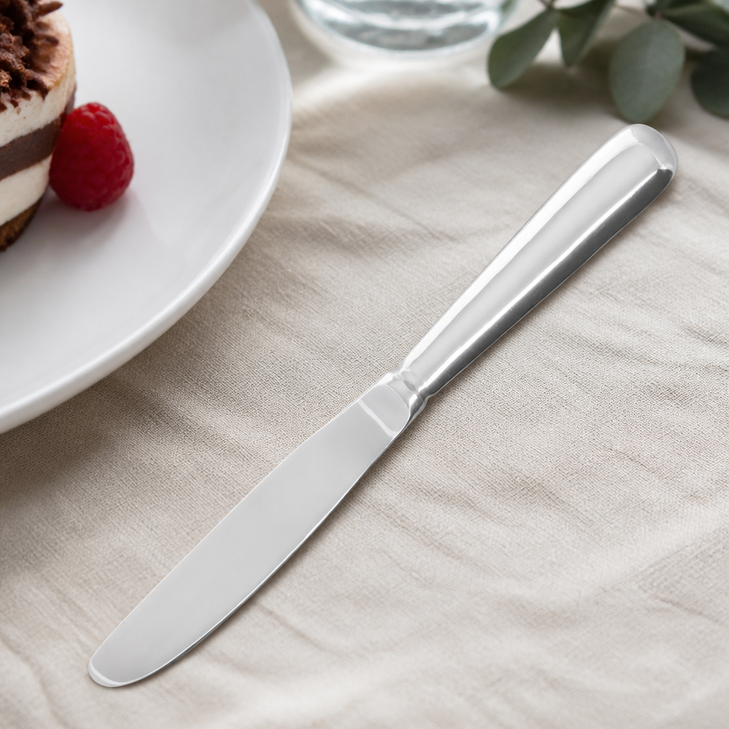 Commercial Dessert Knives 205mm High Polish Finish 12 Pack