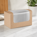 Compostable Kraft Sandwich Packs 500 Pack Takeaway Containers