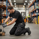 Premium Heavy Duty Trousers with Multiple Pockets and Reflective Tabs - Sizes 28-52