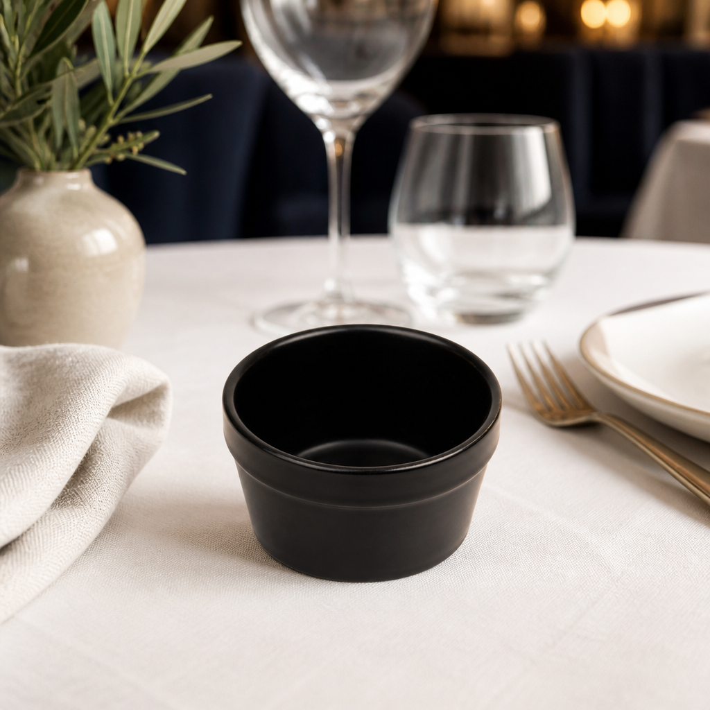 Commercial Stoneware Ramekins 210ml 95mm for Tapas 6 Pack