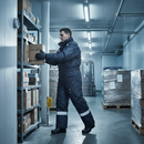 Premium Cold Store Freezer Trousers Navy Blue for Cold Environments, Sizes S-5XL