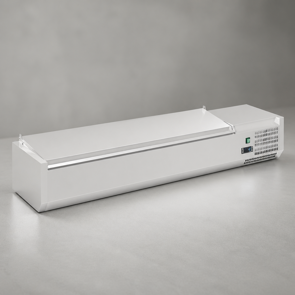 Commercial Countertop Prep Fridge 6x 1/4GN Capacity