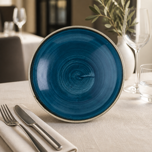 Commercial Coupe Bowls 184mm Java Blue 12 Pack