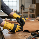 Premium Superior Quality Furniture Hide Rigger Glove with Rubberised Cuff for General Handling and Maintenance