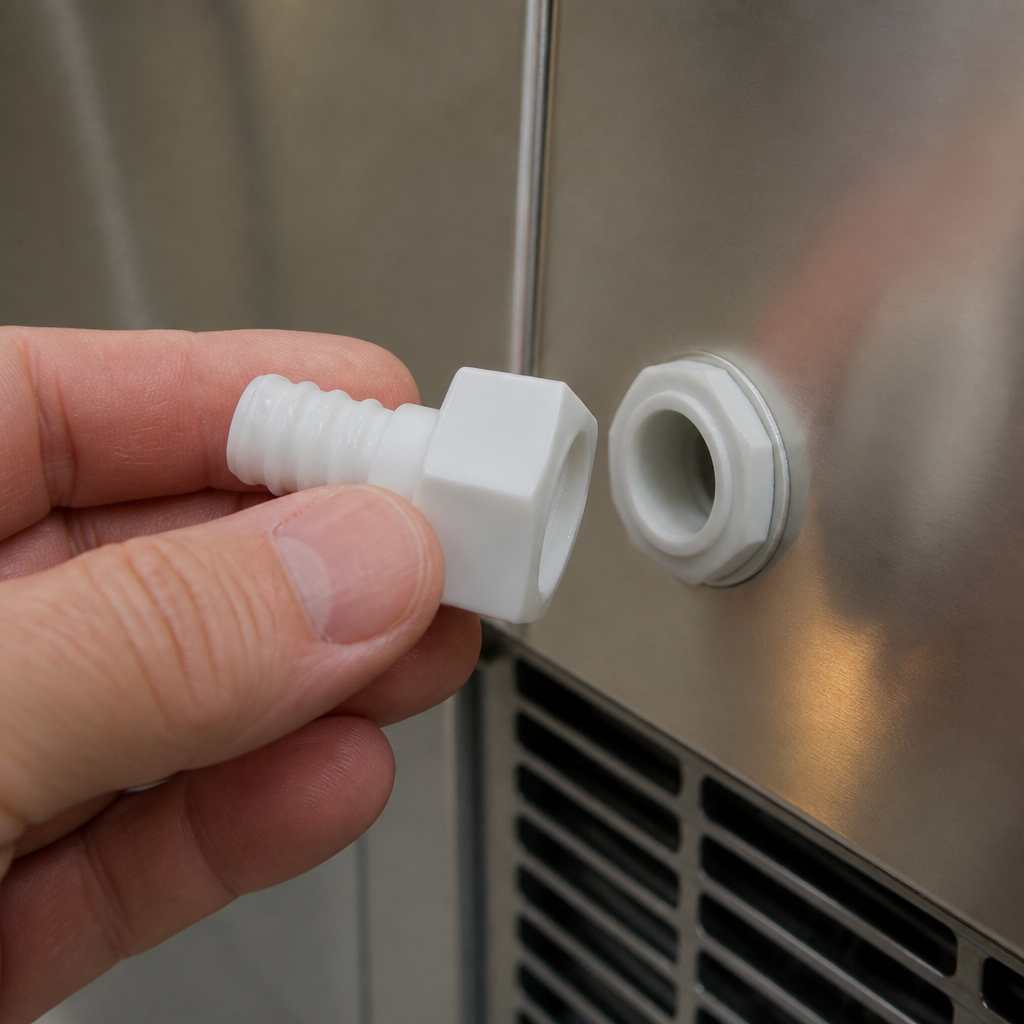 Commercial Water Adapter Tube for Blast Chiller 37.5mm Height