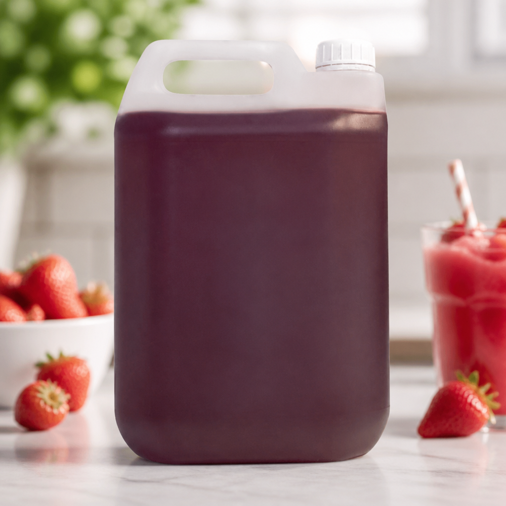 5L Commercial Strawberry Slush Mix Concentrate for Smoothies