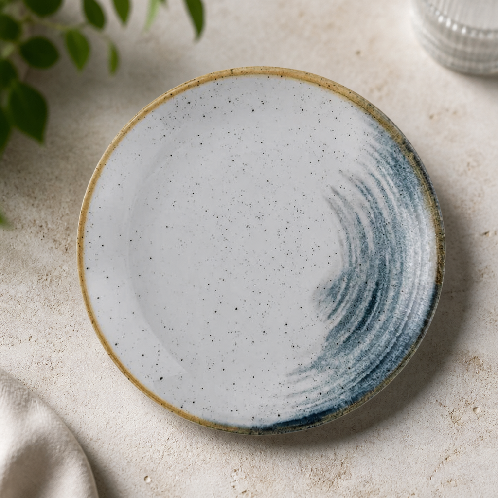 Commercial Accents Coupe Plates 165mm Blueberry 12 Pack