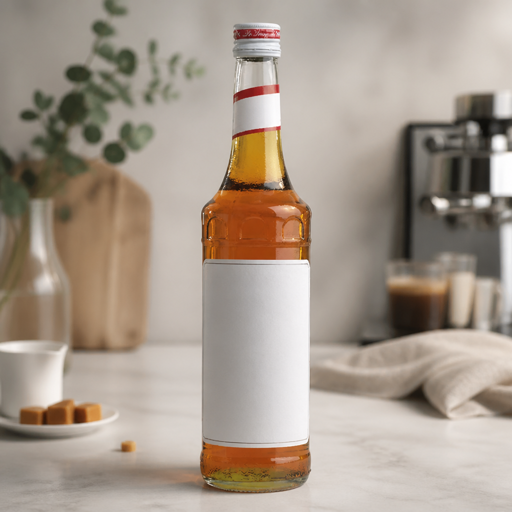 700ml Commercial Caramel Syrup for Coffee and Cocktails