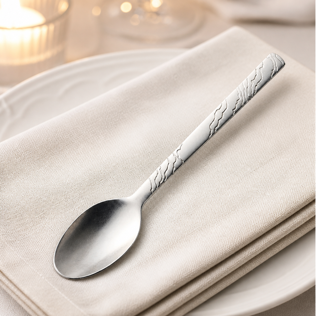 Commercial Stainless Steel Vintage Teaspoons 12 Pack