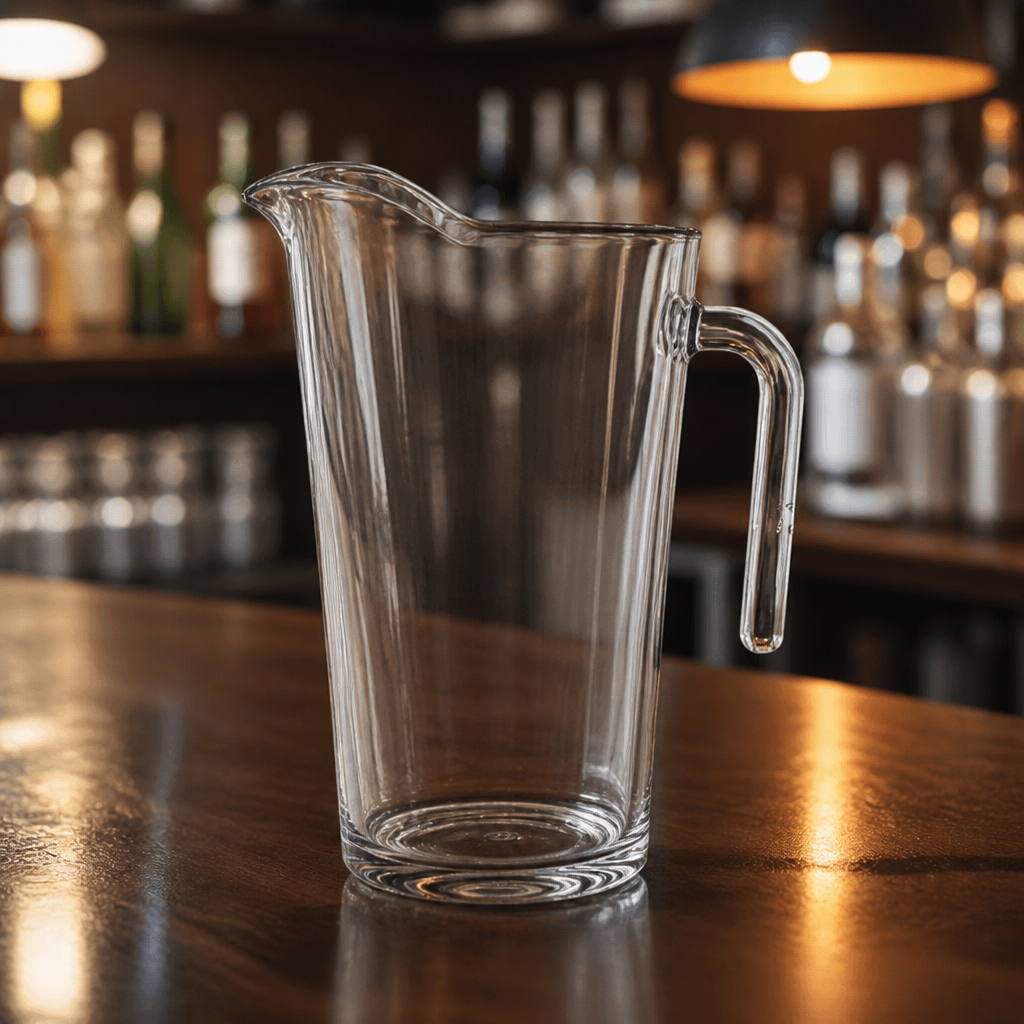 Commercial 2-Pint Plastic Jugs - 6 Pack for Catering Events