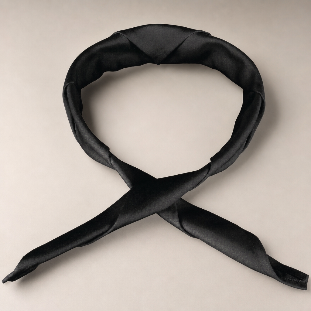 Black Chef Neckerchief for commercial kitchen use