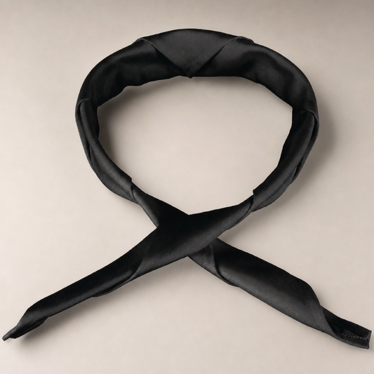 Black Chef Neckerchief for Commercial Kitchen Use