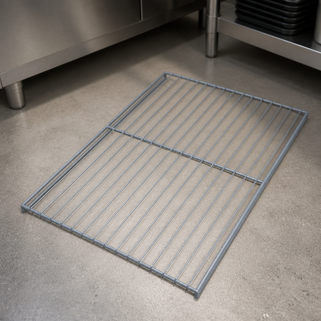 Commercial Floor Protector Shelf 400x590mm Coated Steel