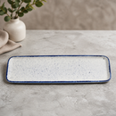Commercial Rectangular Flat Trays Indigo Blue 150x530mm 4 Pack