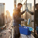 Premium 24 Litre Plastic Window Cleaning Bucket with Easy-Lift Handle for Efficient Cleaning
