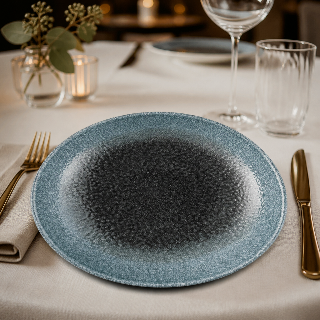 Commercial Deep Coupe Plate 239mm Topaz Quartz 12 Pack