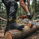 Premium Heavy Duty Chainsaw Boots S3 HI WR HRO SRC - Protective Steel Toe, Waterproof, and Breathable Design for Ultimate Safety