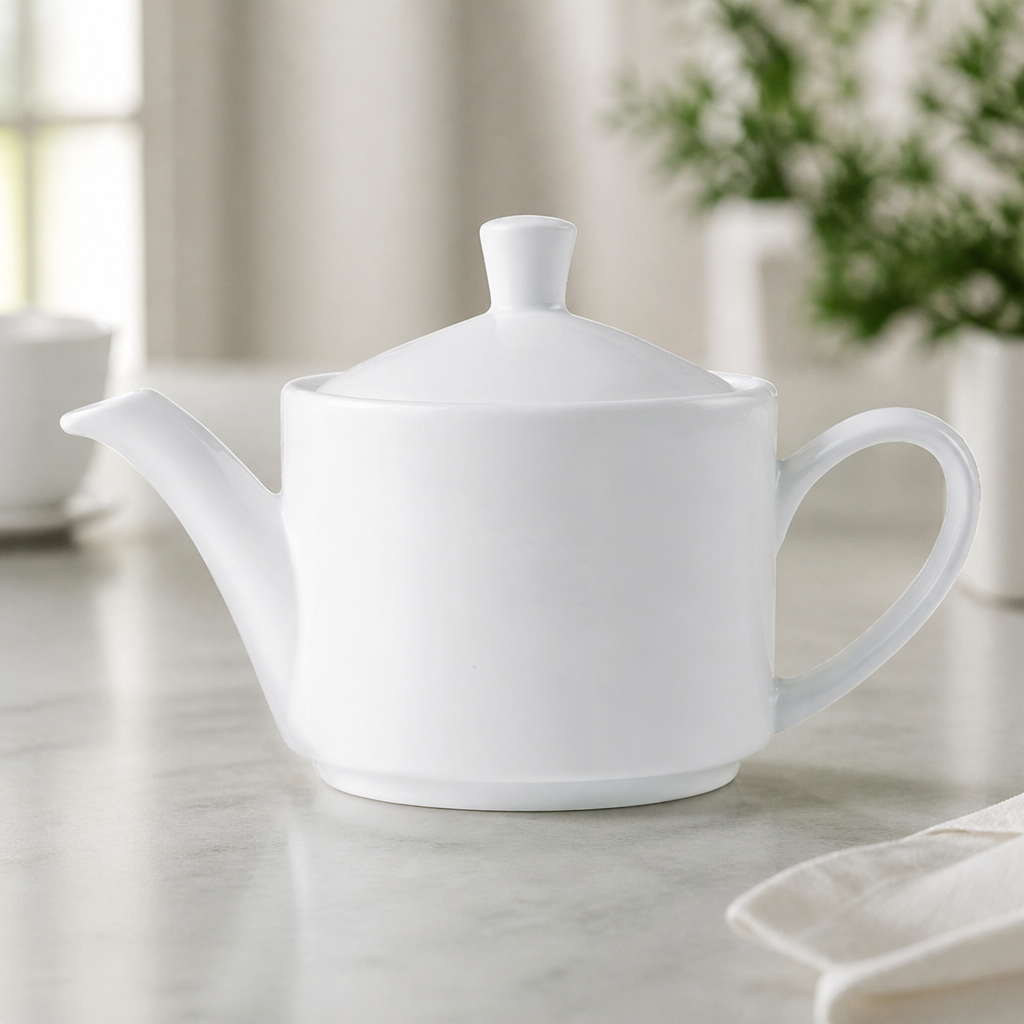 Commercial Teapots 852ml Ceramic Set of 6