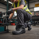 Premium Ladies Safety Boot S3 SRC with Steel Toecap, Water Resistant Leather and Anti-Fatigue Outsole for Enhanced Comfort