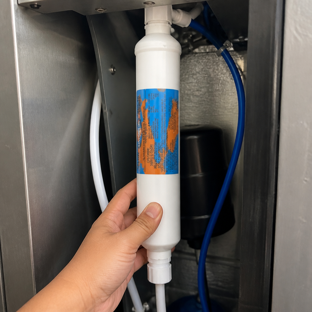 Commercial Ice Maker Filter Replacement Part 65g Plastic