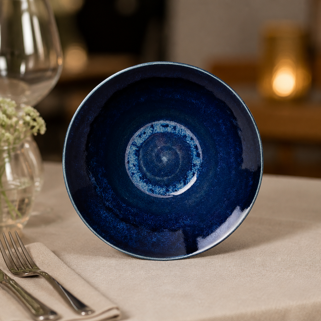 Commercial Porcelain Bowls 165mm Reactive Glaze 12 Pack