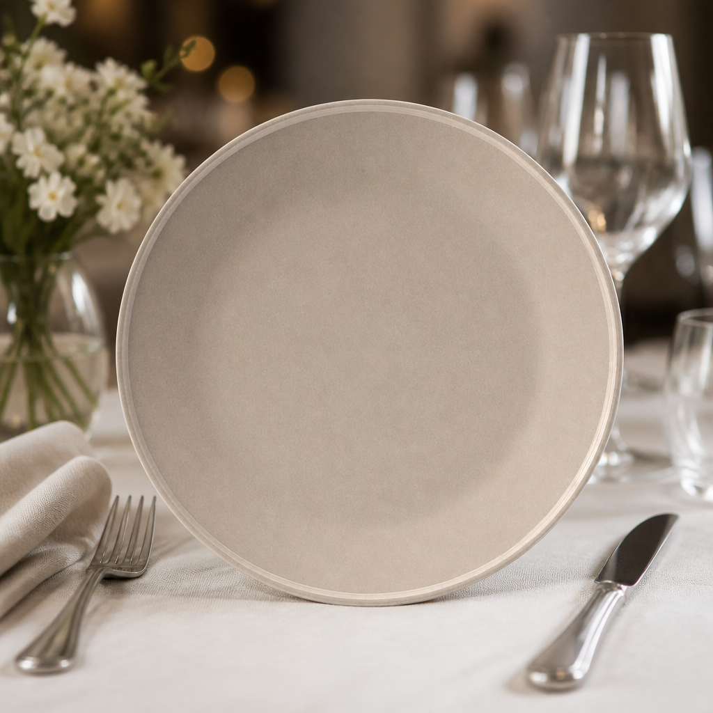 Commercial Stone Plates 270mm Glossy Finish 6 Pack