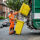 Premium 240 Litre Wheelie Bin with Heavy Duty Rubber Wheels and Secure Hinged Lid for Efficient Waste Collection