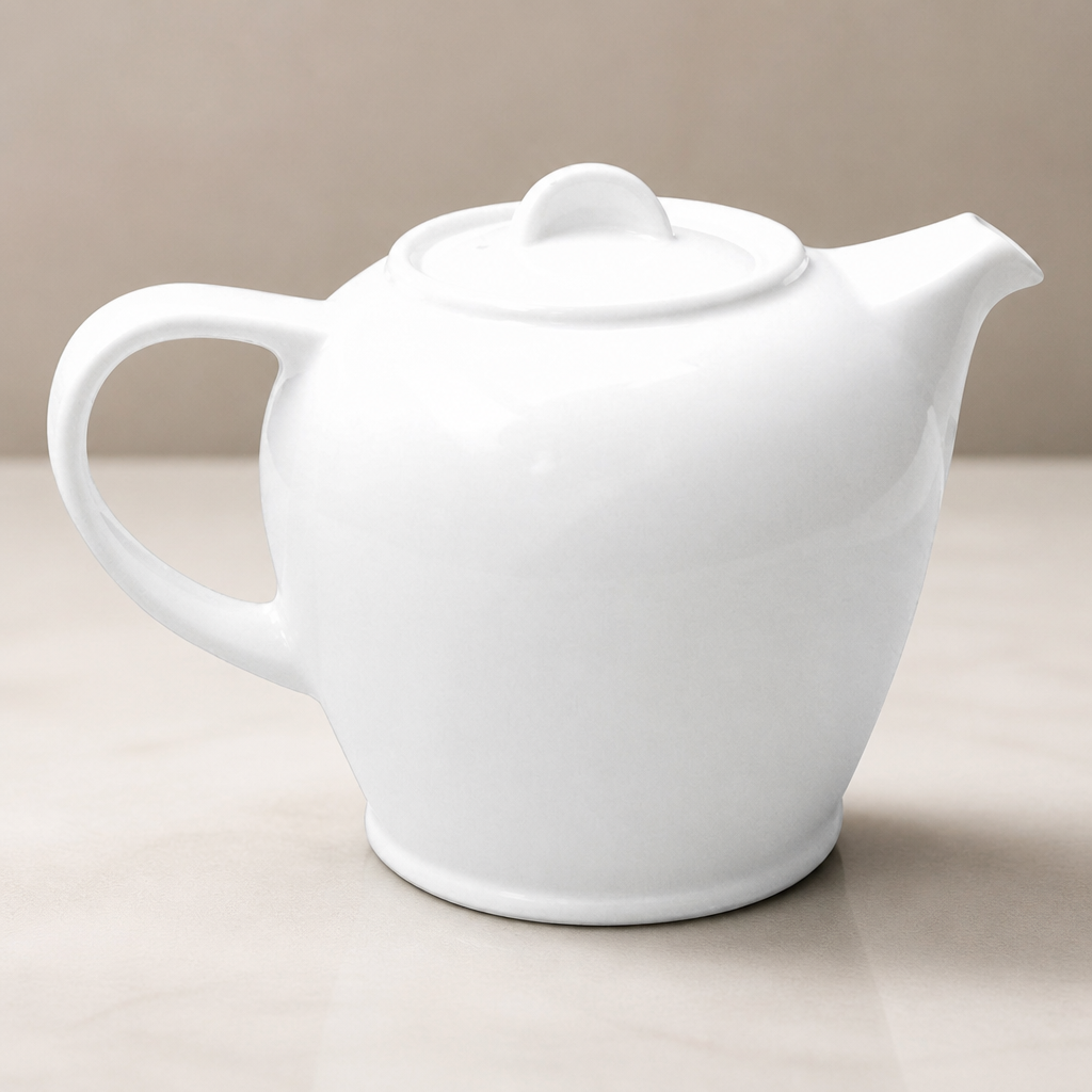 Commercial 1Ltr Fine China Coffee Pots - 6 Pack