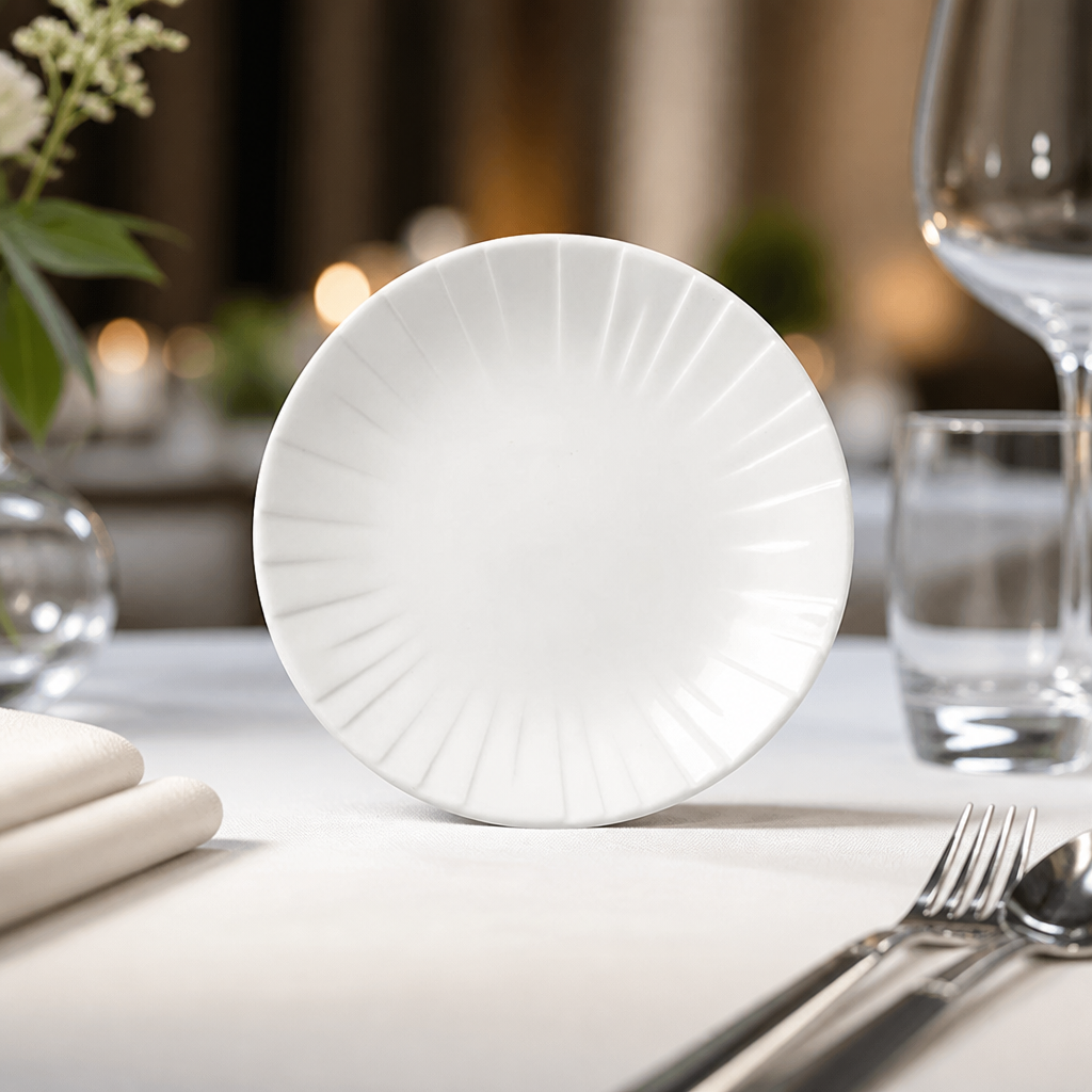 Commercial Coupe Plates 152.5mm - Stackable 12 Pack