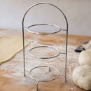 Commercial Three Tier Cake Stand 250mm Stainless Steel Display
