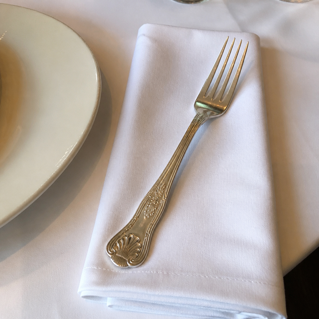 12 pack of high polish stainless steel commercial table forks