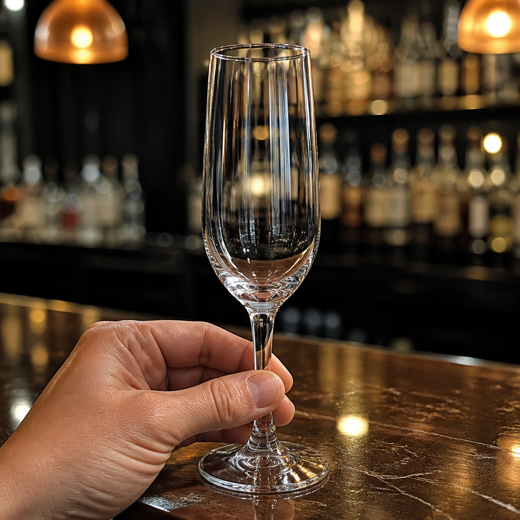 Commercial Champagne Flute Glasses 185ml - 6 Pack