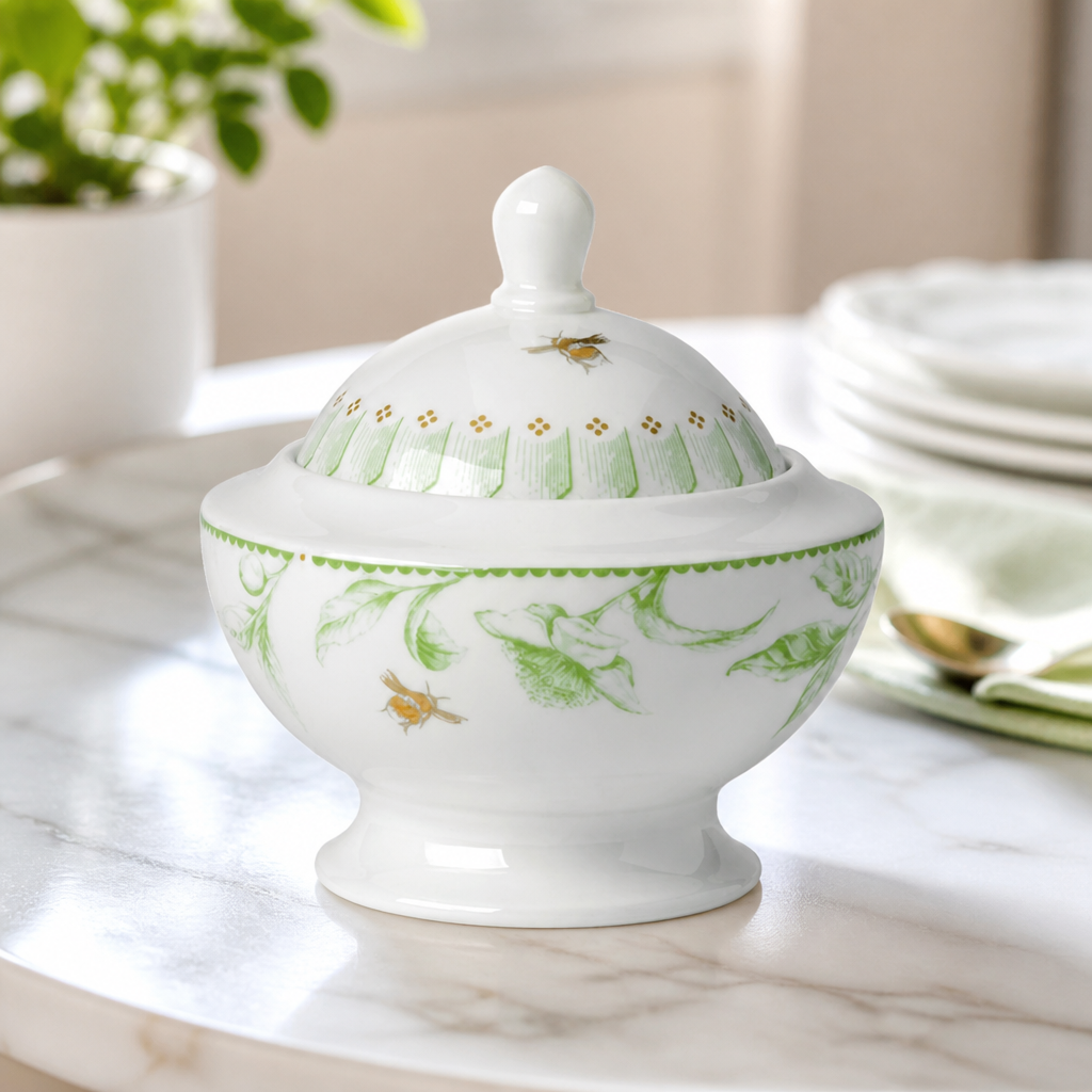 Commercial Covered Sugar Bowl 250ml for Afternoon Tea 12 Pack