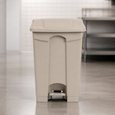 Commercial 45L Pedal Bin Beige for Hygienic Waste Disposal