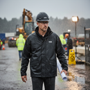 Premium Heavy Duty Rain Jacket with Windproof and Waterproof Fabric for Men - High-Quality Professional Grade for Industrial and Commercial Applica...