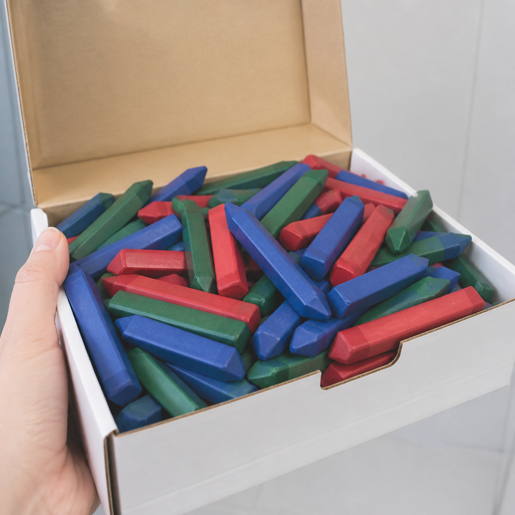 Kids Triangle Crayons 200 Pack for restaurants and cafés