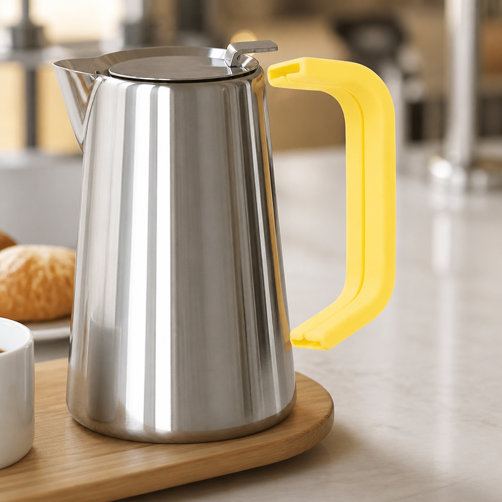 Silicone Handle Cover for 570ml Milk Frothing Jug Yellow