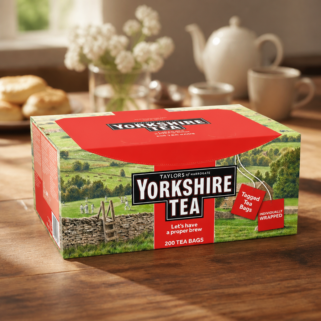 200 pack of commercial enveloped tea bags with rich flavour
