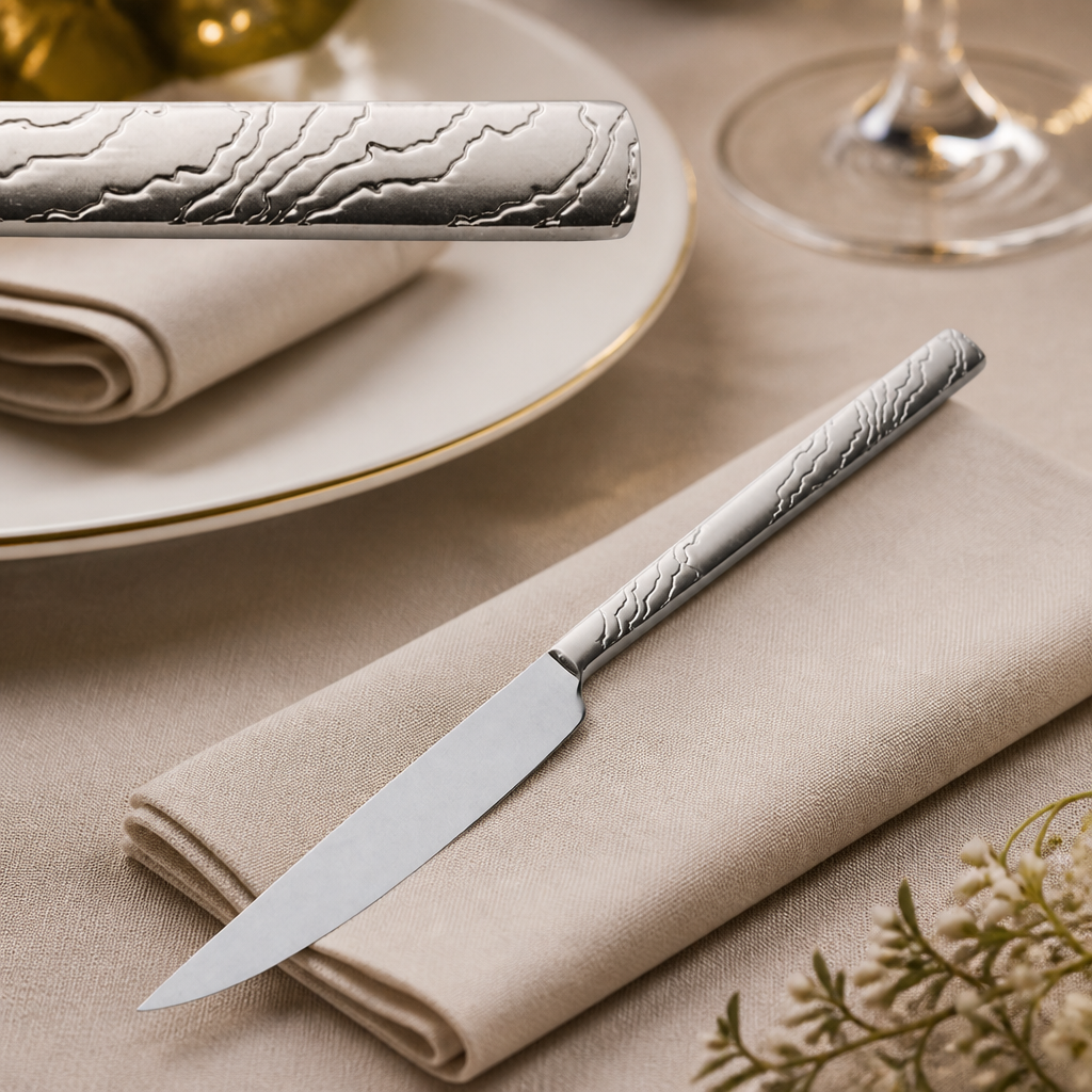 Set of 12 commercial stainless steel steak knives
