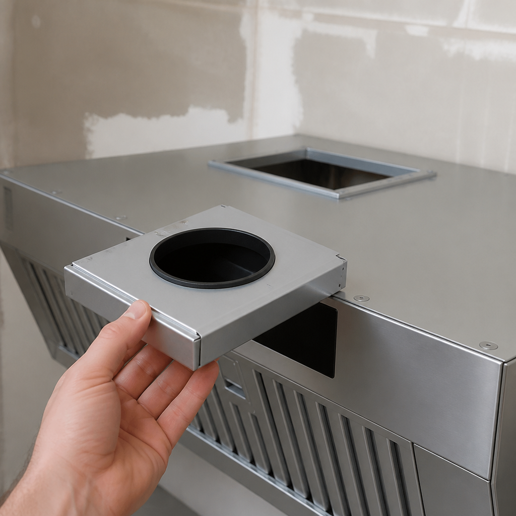 Commercial Condense Exhaust Hood 602mm Stainless Steel Silver