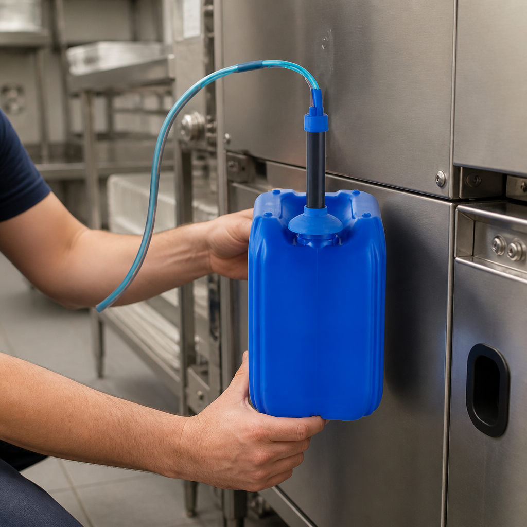 Chemical Lance Kit for Commercial Dishwashers installation