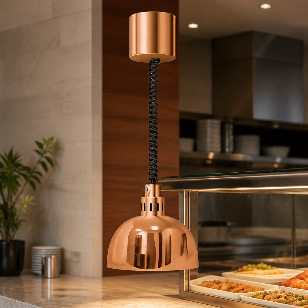 Commercial Decorative Heat Lamp 250W Copper Finish