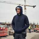 Premium Heavyweight Hooded Sweatshirt with Brushed Fleece Inner, Elasticated Cuffs, and Mobile Phone Pouch