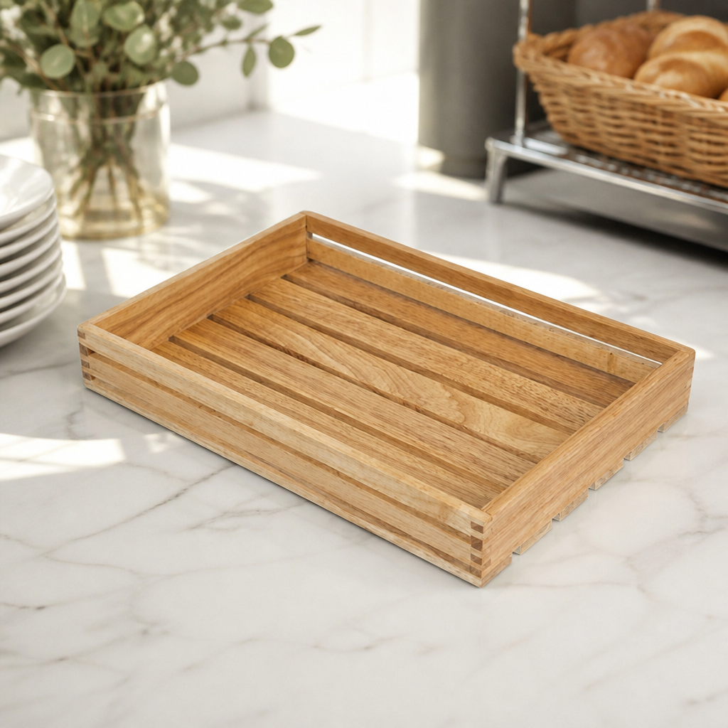 Low Sided Wooden Crate