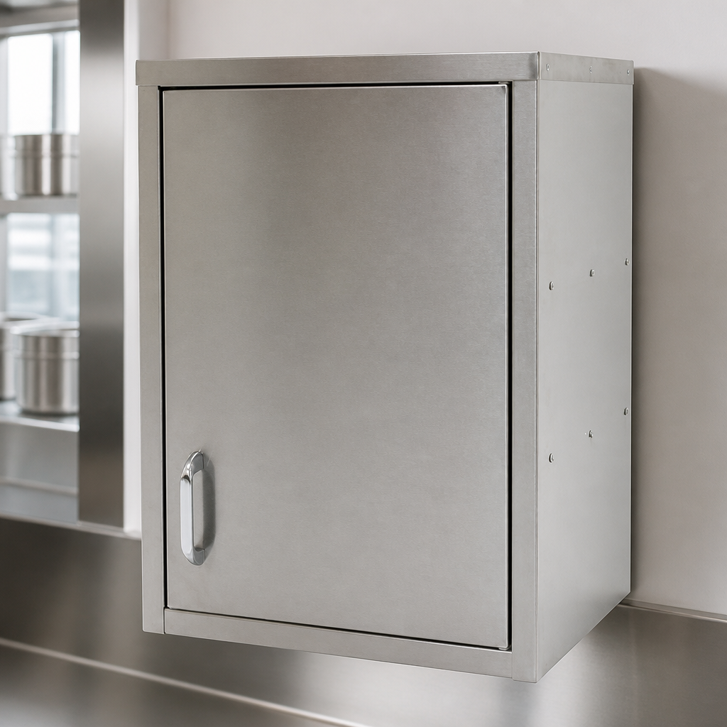 Commercial Stainless Steel Hinged Wall Cupboard 600mm