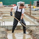 Premium Heavy Duty PVC Safety Chest Waders with Midsole for Sizes 6-12 - High-Quality Professional Grade for Industrial and Commercial Applications