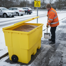 Premium Heavy Duty Grit Bin 340 Litre - Durable Stackable Design with UV Stabilised Polyethylene Construction