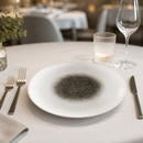 Commercial Deep Coupe Plates Quartz Black 281mm 12 Pack