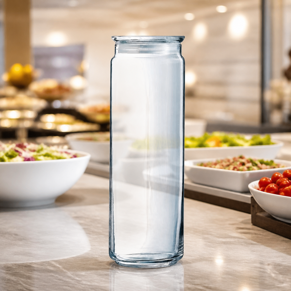 2Ltr airtight biscotti jars storage - 6 pack